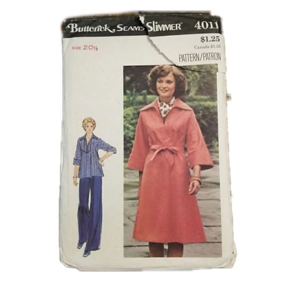 Butterick vintage 70s dress sewing pattern Jackie - Picture 1 of 4